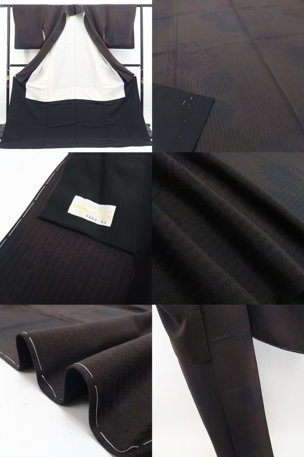 【新古品】tomihisa 新品 やまと誂製 ゴールドラベル 着物 正絹 仕付け糸付 小紋 7467