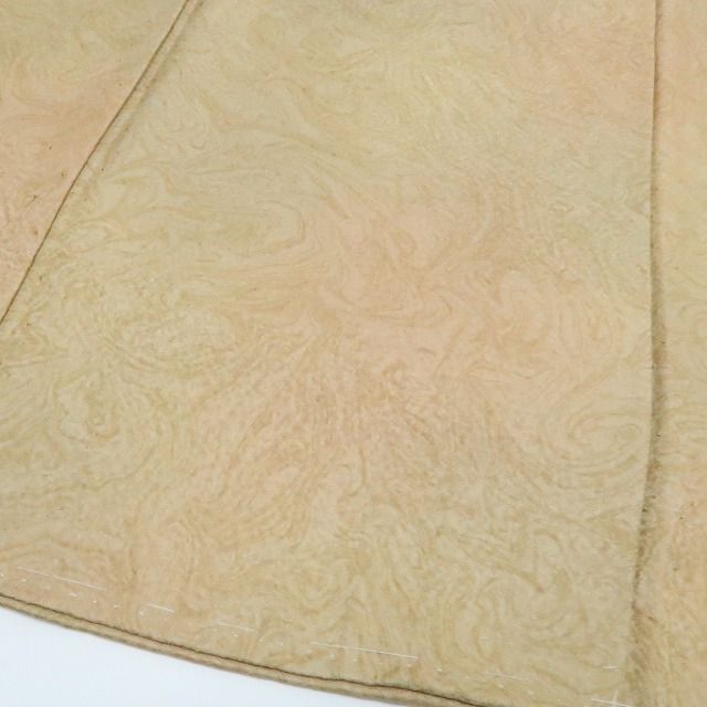【新古品】tomihisa 新品 墨流し 暈し 落款 着物 正絹 仕付け糸付 作家物 小紋 7622