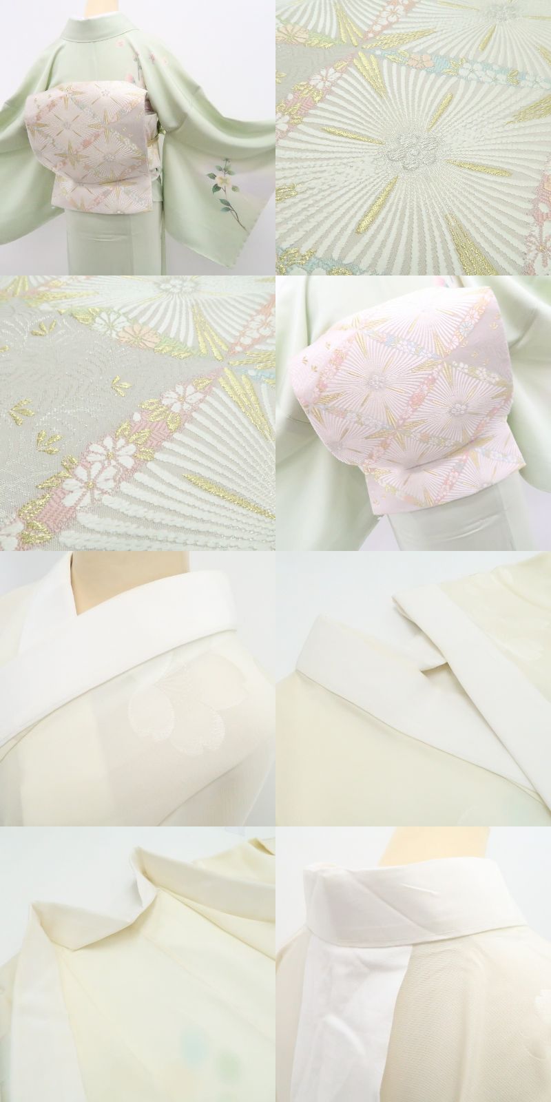 【新古品】tomihisa 新品 3点セット 本加賀友禅 多崎元人 落款 着物・長襦袢・袋帯 7786
