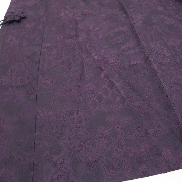 【新古品】tomihisa 新品 着物 正絹 仕付け糸付 ロング丈 道中着 7864