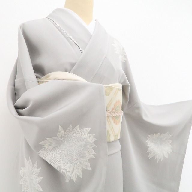 【新品・付下げ】銀座もとじ謹製 着物 正絹 仕付け糸付 トールサイズ tomihisa“創作着物で愉しむ自分流の美学”9678