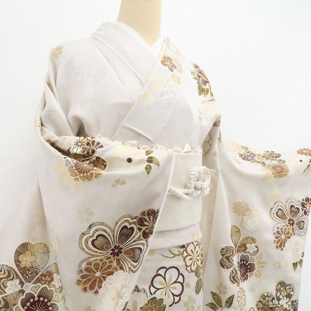 【新品・振袖】お仕立て上がり品 着物 正絹 成人式 トールサイズ tomihisa”穏やかに気品薫る祝福の花園”9706
