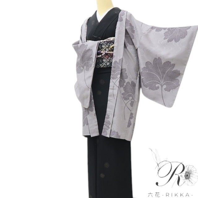六花-RIKKA- 新品 洗える着物 仕付け糸付 羽織るだけで秋美人♪ 羽織 着物 A6074