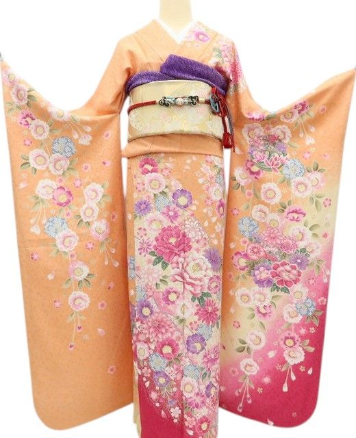 百華Y5740 美品 振袖・長襦袢2点セット 着物 成人式