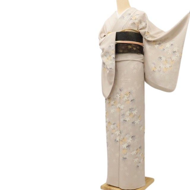 百華Y5746 美品 着物 正絹 紅葉 手縫い仕立て 訪問着