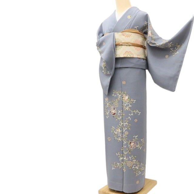 百華Y5794 新品 仕付け糸付 本加賀友禅 松井眞夫落款 Sサイズ 着物 正絹 手縫い仕立て 訪問着