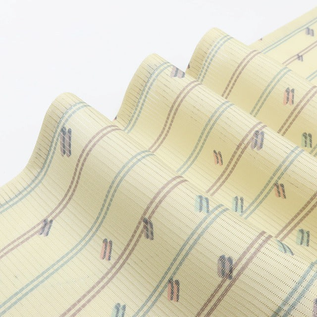 百華 Y5462◆新品 仕付け糸付 夏着物 トールサイズ 絽 正絹 手縫い仕立て 小紋　