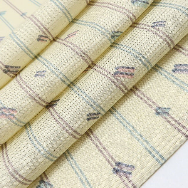 百華 Y5462◆新品 仕付け糸付 夏着物 トールサイズ 絽 正絹 手縫い仕立て 小紋　