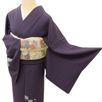 百華 Y5554 美品 着物 瓢箪 宝尽くし 単衣 正絹 手縫い仕立て 訪問着