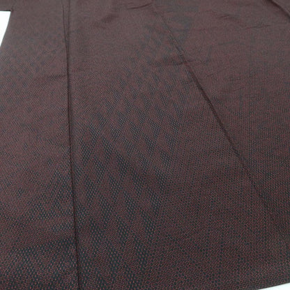 百華 Y5585 美品 着物 単衣 正絹 手縫い仕立て お召　