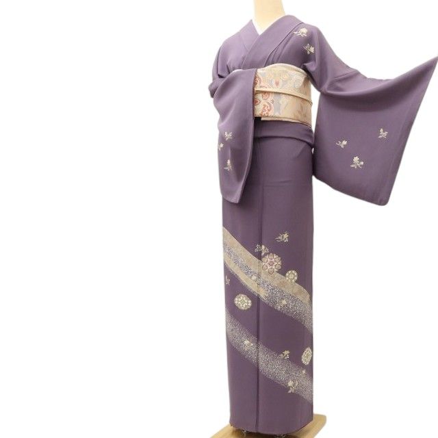 百華 Y5622 美品 着物 正絹 手縫い仕立て 訪問着