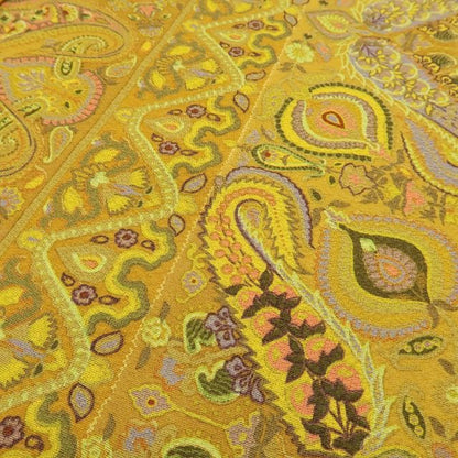 美品 正絹 トールサイズ 小紋・洒落袋帯 ひと目で、お洒落！ペイズリー更紗☆ ２点セット 着物 A6146