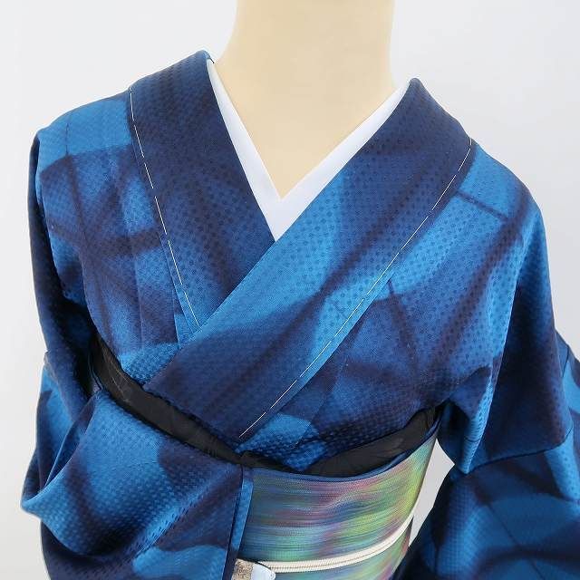 【新古品】tomihisa 新品 単衣 BANKAN 着物 正絹 仕付け糸付 小紋 3063