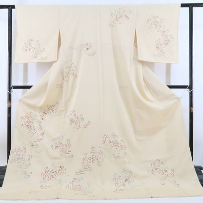 【新古品】tomihisa 新品 乱菊 着物 正絹 仕付け糸付 訪問着 4216