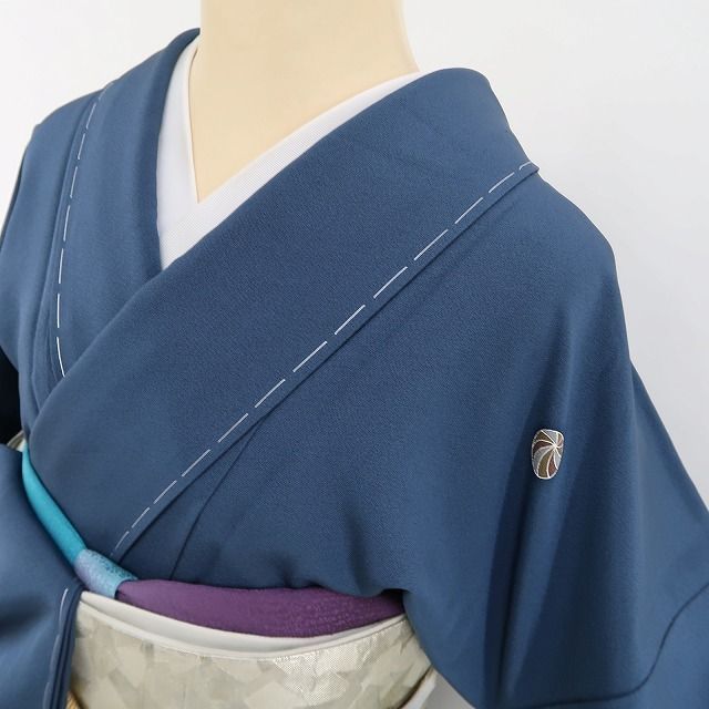 【新古品】tomihisa 新品 ビーグル 子犬 着物 正絹 仕付け糸付 付下げ 4697