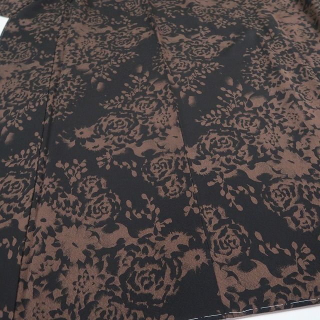【新古品】tomihisa 新品 京友禅 未来才色 落款 薔薇 着物 正絹 仕付け糸付小紋 4735