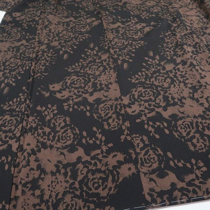 【新古品】tomihisa 新品 京友禅 未来才色 落款 薔薇 着物 正絹 仕付け糸付小紋 4735