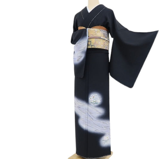 【新古品】tomihisa 新品 ほていや謹製 松竹梅 着物 正絹 トールサイズ 仕付け糸付 訪問着 4779