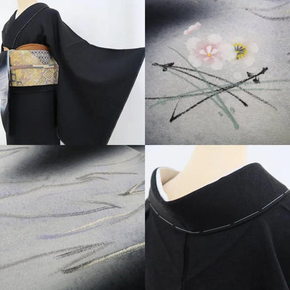 【新古品】tomihisa 新品 ほていや謹製 松竹梅 着物 正絹 トールサイズ 仕付け糸付 訪問着 4779