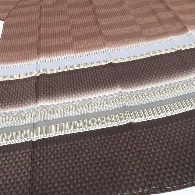 【新古品】tomihisa 新品 京の名工 雛屋友禅 落款 着物 正絹 仕付け糸付 付下げ訪問着 4789