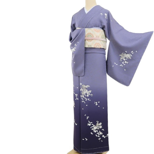 【新古品】tomihisa 新品 総刺繍 源氏香 着物 正絹 仕付け糸付 訪問着 4791