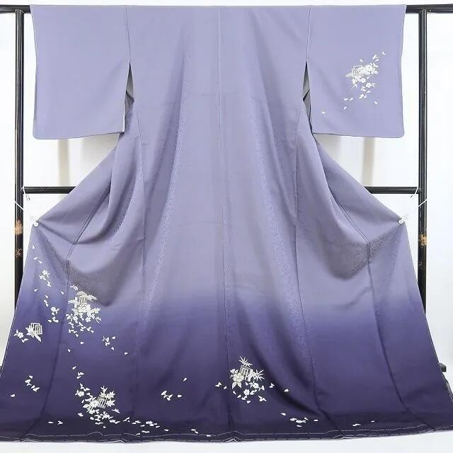【新古品】tomihisa 新品 総刺繍 源氏香 着物 正絹 仕付け糸付 訪問着 4791
