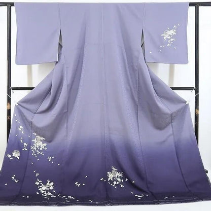 【新古品】tomihisa 新品 総刺繍 源氏香 着物 正絹 仕付け糸付 訪問着 4791