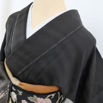 【新古品】tomihisa 新品 小堀和装 土の精 落款 着物 正絹 仕付け糸付 訪問着 4813