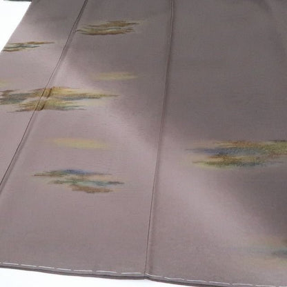 【新古品】tomihisa 新品 一刀彫 着物 正絹 仕付け糸付 付下げ 4821