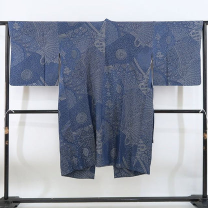 【新古品】tomihisa 新品 鬼彩 イスファンの美 更紗 着物 正絹 仕付け糸付 ロング丈 道中着 4950