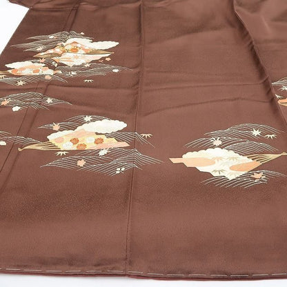 【新古品】tomihisa 新品 金駒刺繍 着物 正絹 仕付け糸付 トールサイズ 訪問着 5334
