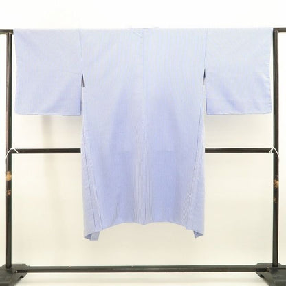 【新品】tomihisa 新品 お仕立て上がり品 縦縞 象更紗 着物 正絹 仕付け糸付 ロング丈 長羽織 5440