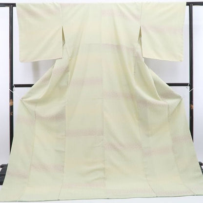 【新古品】tomihisa 新品 暈し 着物 正絹 仕付け糸付 トールサイズ お召 5487