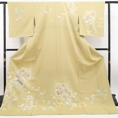 【新古品】tomihisa 新品 金駒刺繍 着物 正絹 仕付け糸付 訪問着 5588