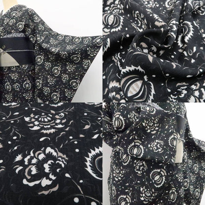 【新品】tomihisa 新品 SOULEIADO セオアルファ お仕立て上がり品 洗える夏着物 仕付け糸付 小紋 浴衣 6345