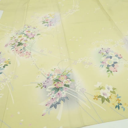 【新古品】tomihisa 新品 単衣 京加賀友禅 松本健一 落款 手描き友禅 着物 仕付け糸付 トールサイズ 訪問着 6623