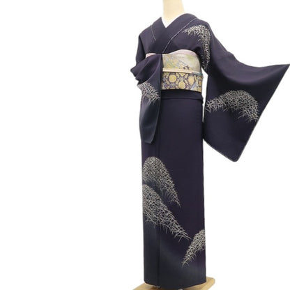 【新古品】tomihisa 新品 単衣 金彩友禅 和田光正 落款 着物 仕付け糸付 訪問着 6638