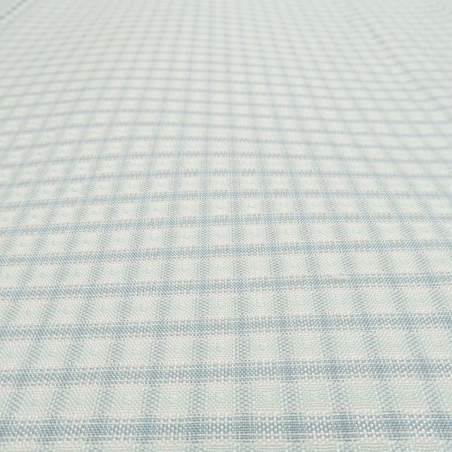 【新古品】tomihisa 新品 単衣 格子柄 着物 正絹 仕付け糸付 小紋 6689