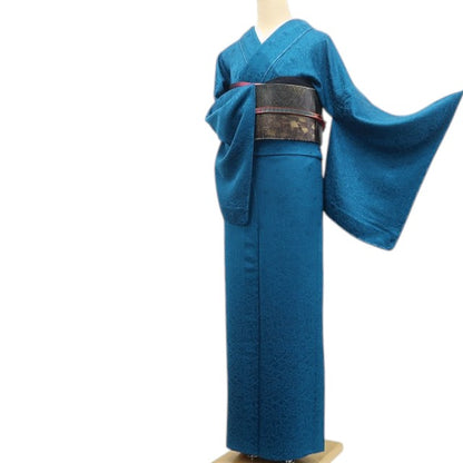 【新古品】tomihisa 新品 単衣 BANKAN 十二星座 着物 正絹 仕付け糸付 小紋 色無地 6730