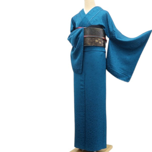【新古品】tomihisa 新品 単衣 BANKAN 十二星座 着物 正絹 仕付け糸付 小紋 色無地 6730