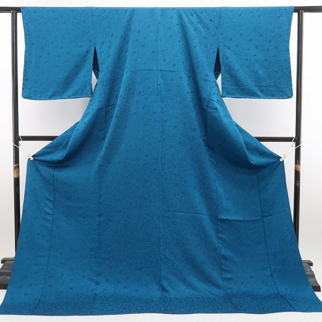 【新古品】tomihisa 新品 単衣 BANKAN 十二星座 着物 正絹 仕付け糸付 小紋 色無地 6730