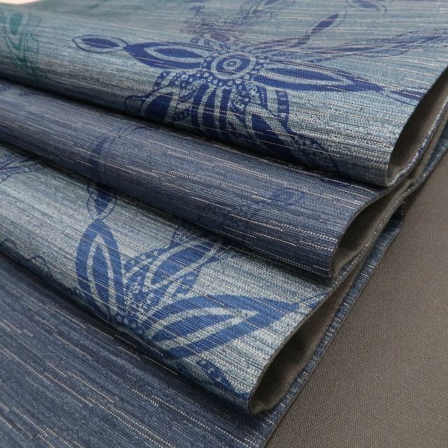 tomihisa 美品 着物 正絹 全通“静かな存在感で装いを引き締める”袋帯 6889