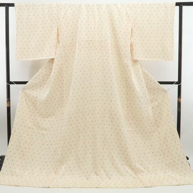 tomihisa 新品 やまと誂製 ゴールドラベル“お洒落小紋に笑顔を添えれば貴女に芽生える素敵な予感”着物 正絹 仕付け糸付 小紋 6936