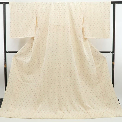 tomihisa 新品 やまと誂製 ゴールドラベル“お洒落小紋に笑顔を添えれば貴女に芽生える素敵な予感”着物 正絹 仕付け糸付 小紋 6936