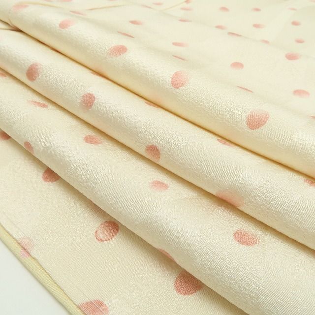 tomihisa 新品 やまと誂製 ゴールドラベル“お洒落小紋に笑顔を添えれば貴女に芽生える素敵な予感”着物 正絹 仕付け糸付 小紋 6936