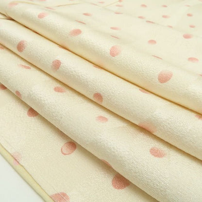 tomihisa 新品 やまと誂製 ゴールドラベル“お洒落小紋に笑顔を添えれば貴女に芽生える素敵な予感”着物 正絹 仕付け糸付 小紋 6936