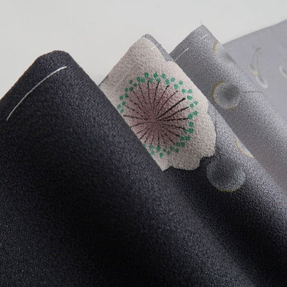 tomihisa 新品 桜×さくらんぼ モノトーン 着物 仕付け糸付 トールサイズ”上品な佇まいに愛らしさを添えるさくらんぼ”訪問着 6950
