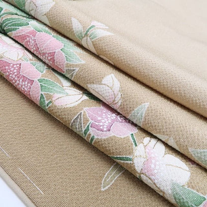 tomihisa 新品 手描き友禅 落款 着物 正絹 仕付け糸付”静けさに花ひらく手描き友禅”訪問着 6956