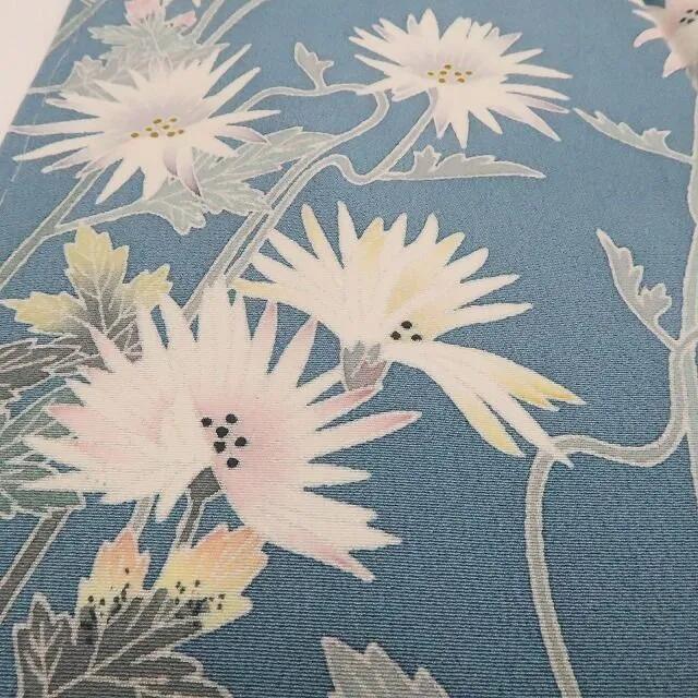【新古品】tomihisa 新品 本加賀友禅 川端文子 落款 着物 正絹 仕付け糸付 訪問着 7313