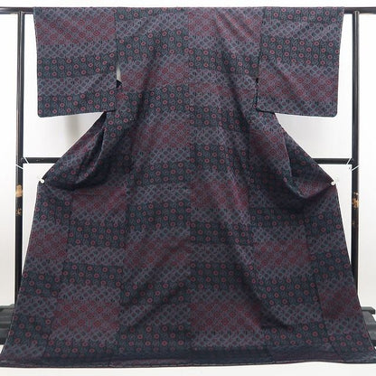 【新古品】tomihisa 新品 五重織経錦 着物 正絹 仕付け糸付 お召 7324